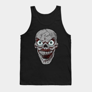 Undead scary zombie joker skull Tank Top